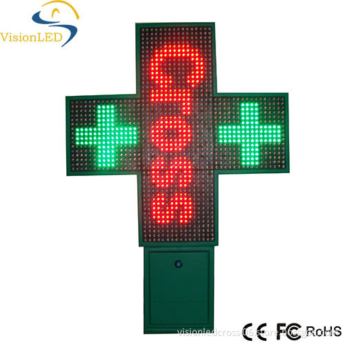 outdoor led pharmacy cross display (any color and sizes available)